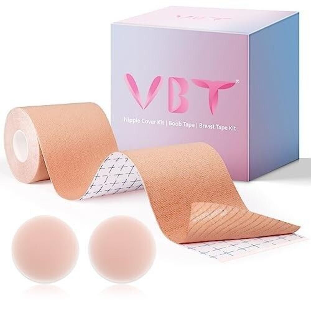 VBT Boob Tape - Breast Lift Tape, Body Tape for Breast Lift 1 Pack Event Wedding